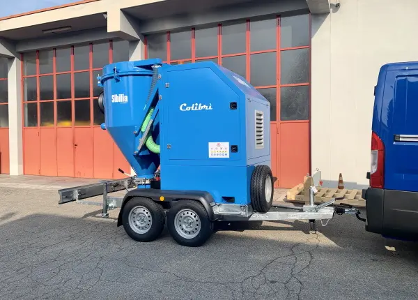 Diesel stofzuiger voor zwaar reinigingswerk