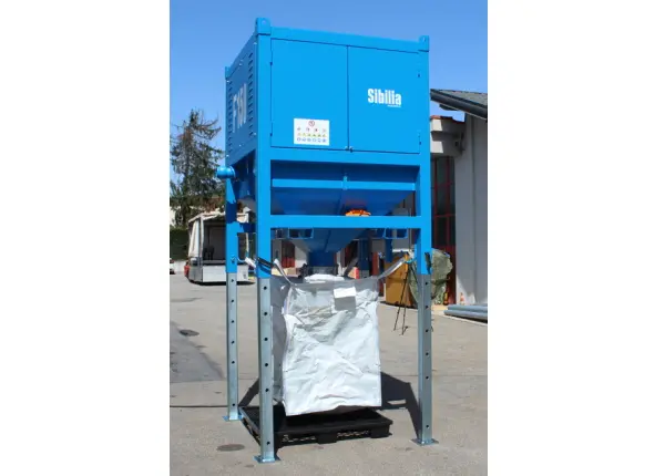 Heavy duty stofzuiger met big bag ledigin